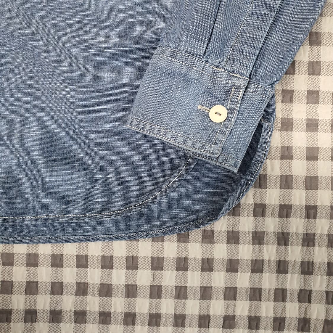 유니클로 데님 청셔츠 남자95 상품이미지4