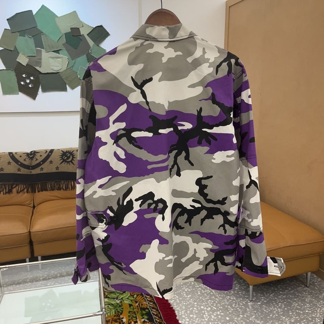 로스코 밀리터리 퍼플 카모 워크 자켓 105 C06276 상품이미지2