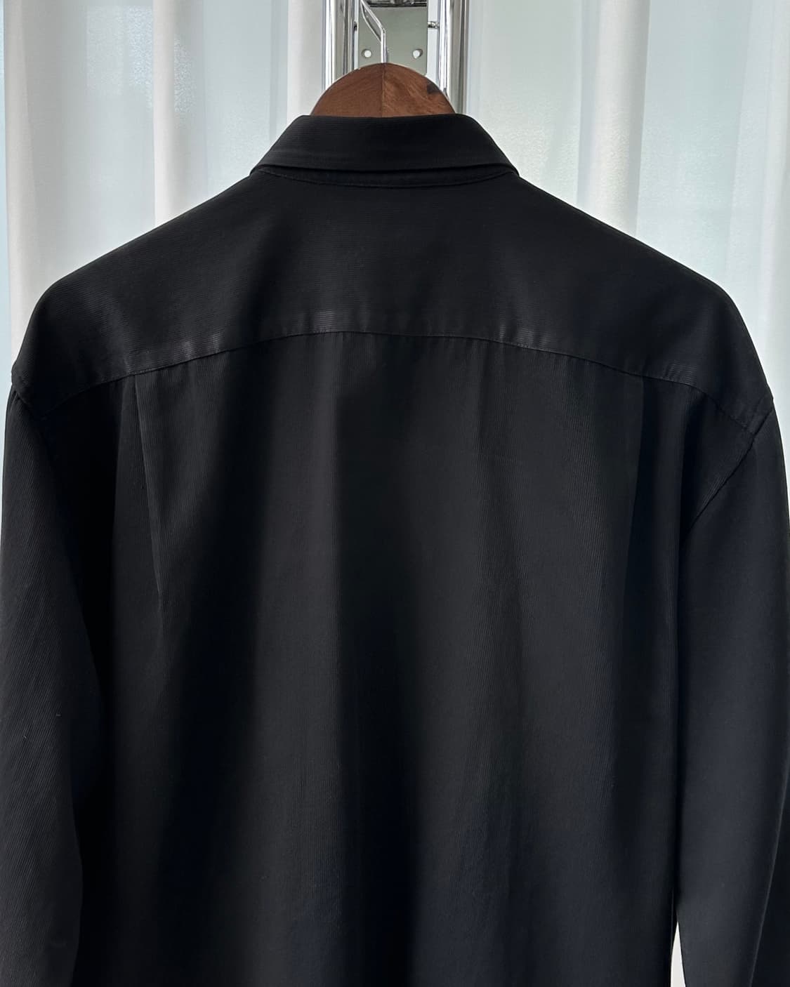 [XL]입생로랑 YSL 90s 블랙 드레스 셔츠 상품이미지6
