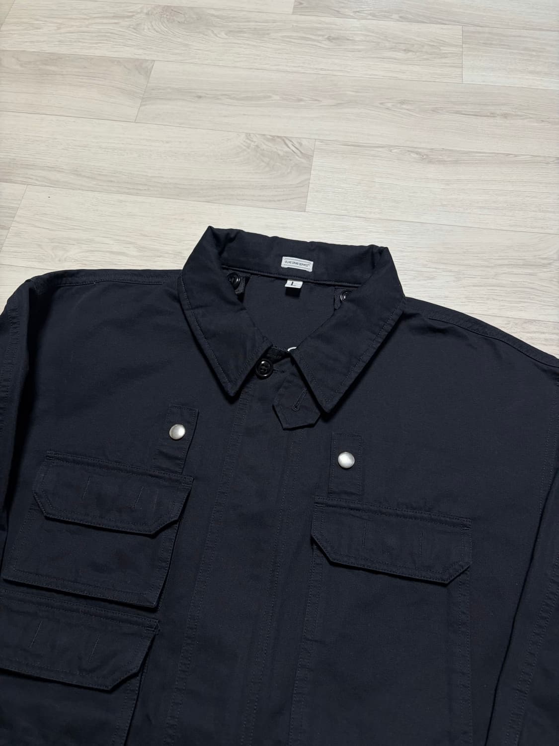 올리브드랩서비스 맨필드 V2자켓 블랙 L사이즈 판매 상품이미지2