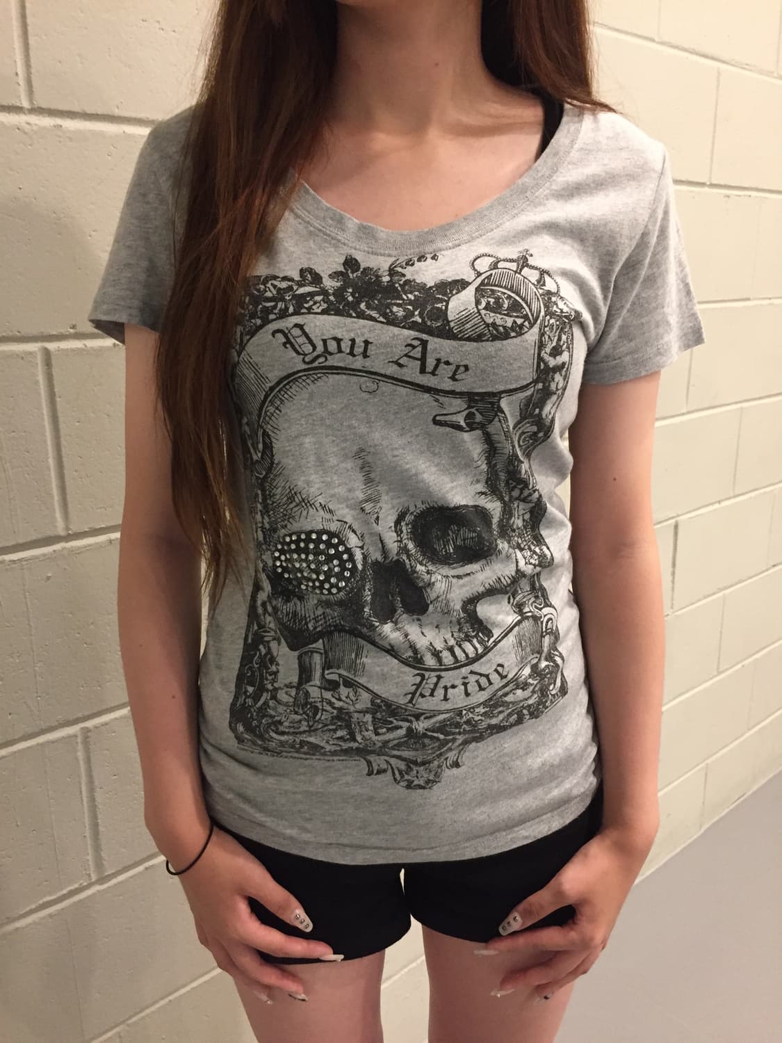 “Sp Ray“ Skull beads short sleeve 상품이미지6