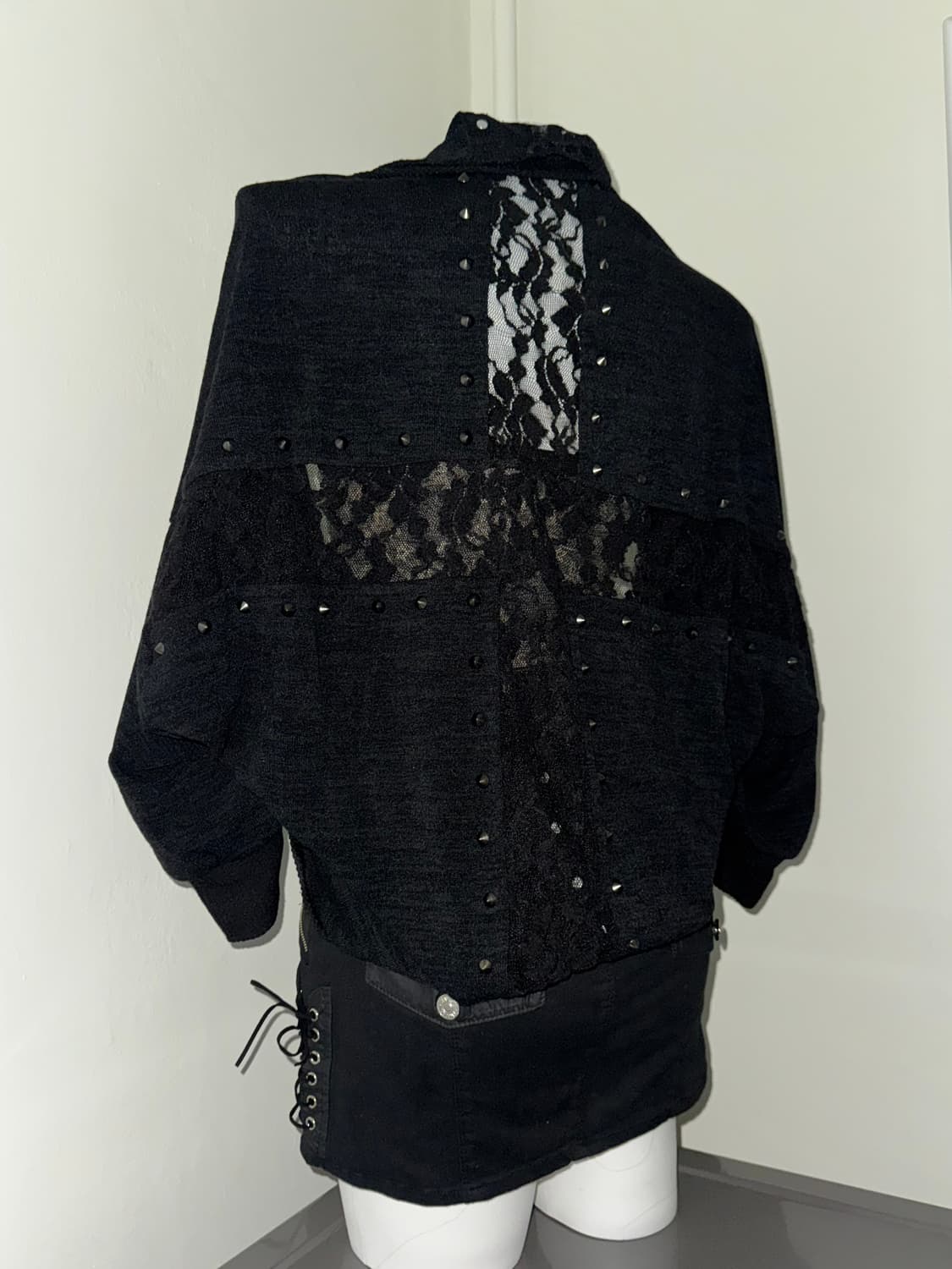 Cross Stone See-Through Long Bolero Card 상품이미지1