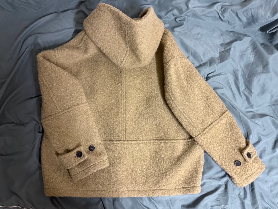 엘무드 더플 후드 코트 올리브 48사이즈 상품이미지2