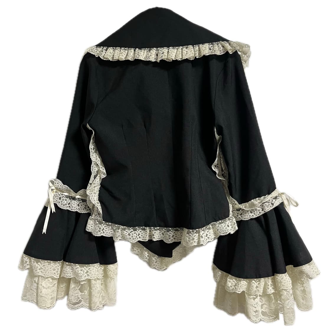 일본 빈티지 로리타 고스 로리 하데소매 블라우스 탑 상품이미지3