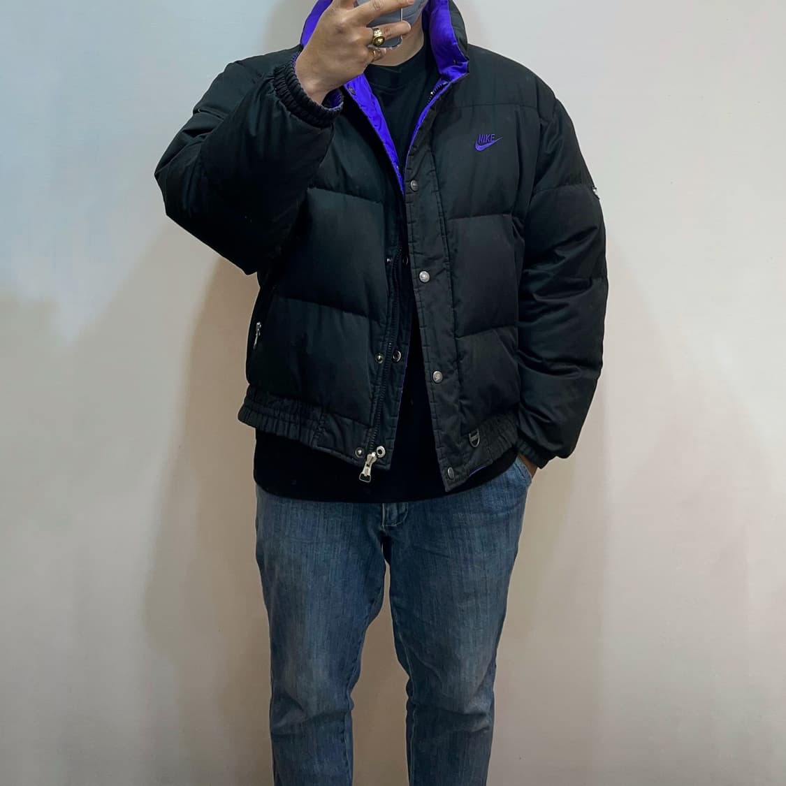 나이키 90s 리버시블 덕다운 숏패딩 상품이미지3