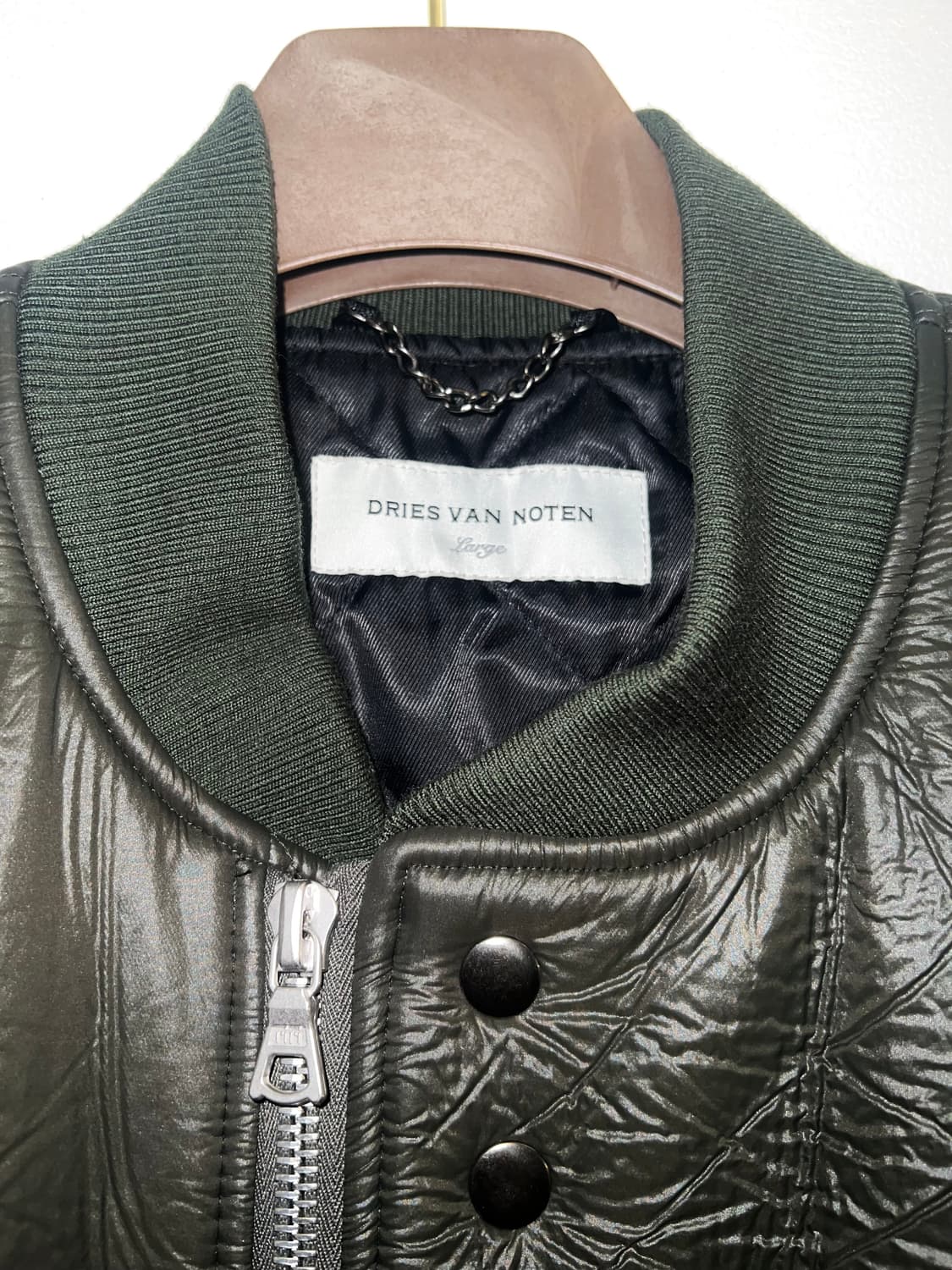 Dries Van Noten 크링클 봄버 L 상품이미지4