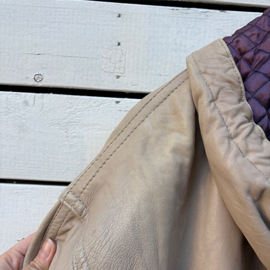 Issey Miyake Hai 이세이미야케 하이 레더 가죽 자켓 상품이미지6