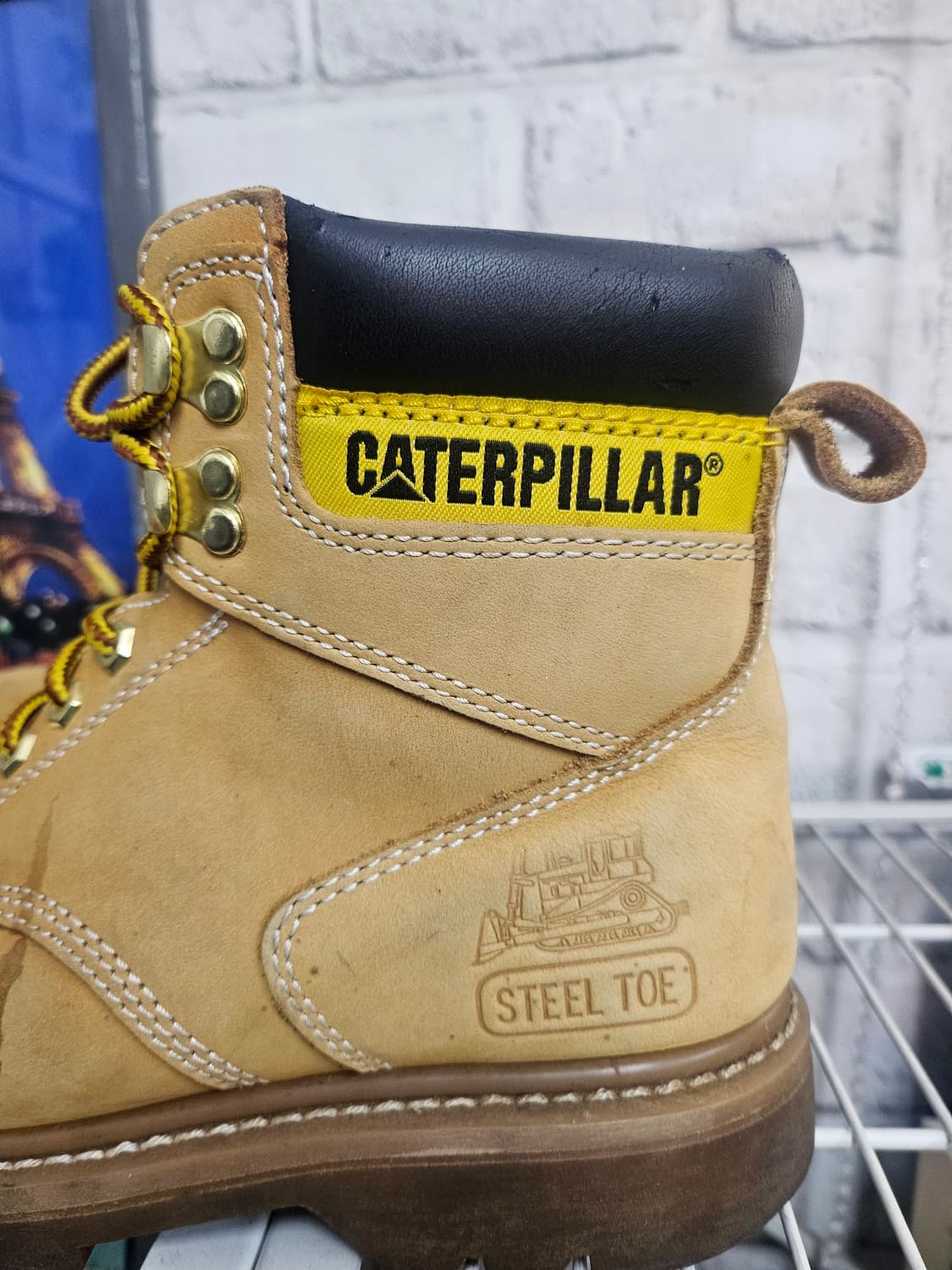 CAT 캐터필러 남성 가죽부츠 안전화 260 작업화 LB60 상품이미지5