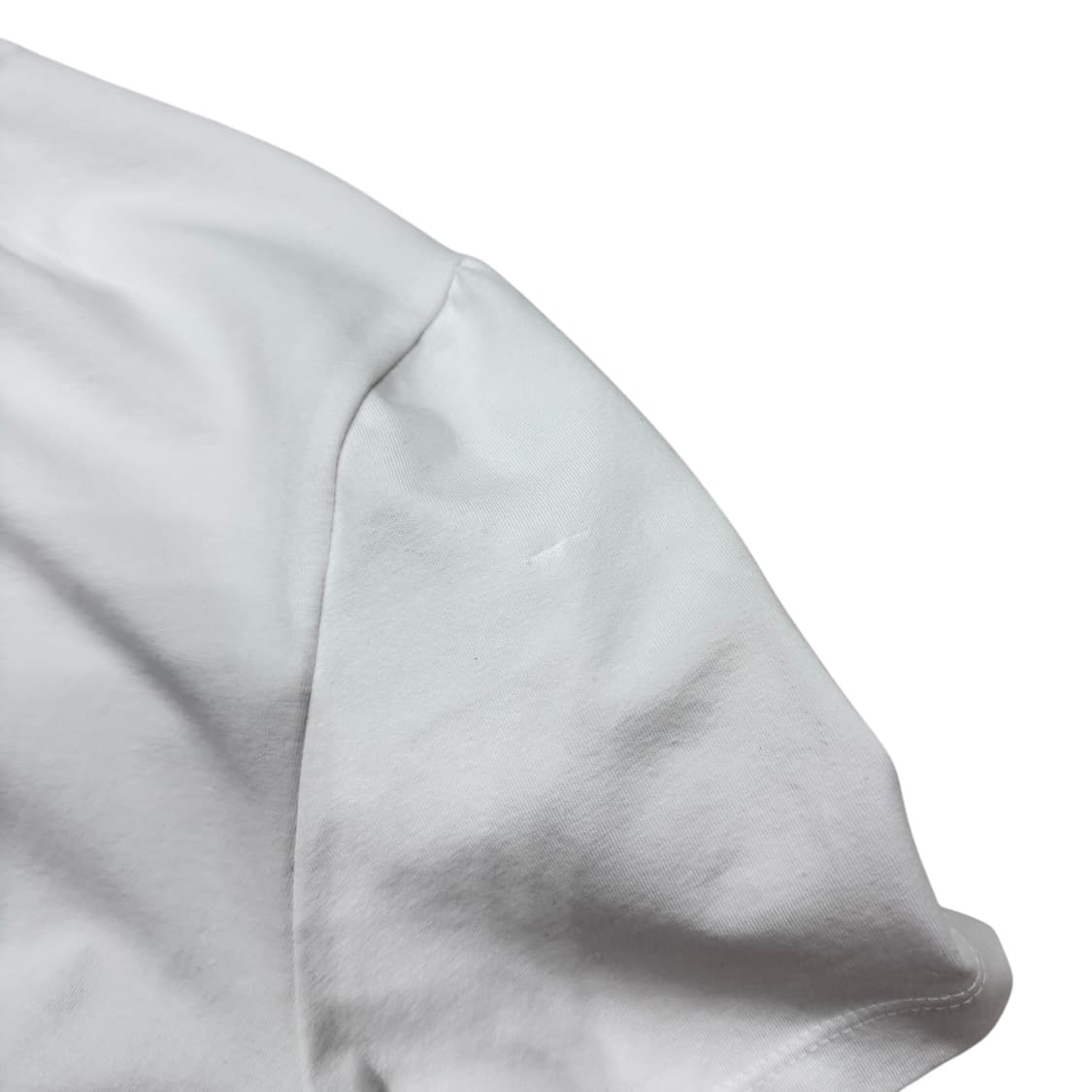 본투윈 실버 B로고 머슬핏 반팔티 화이트 2 상품이미지5