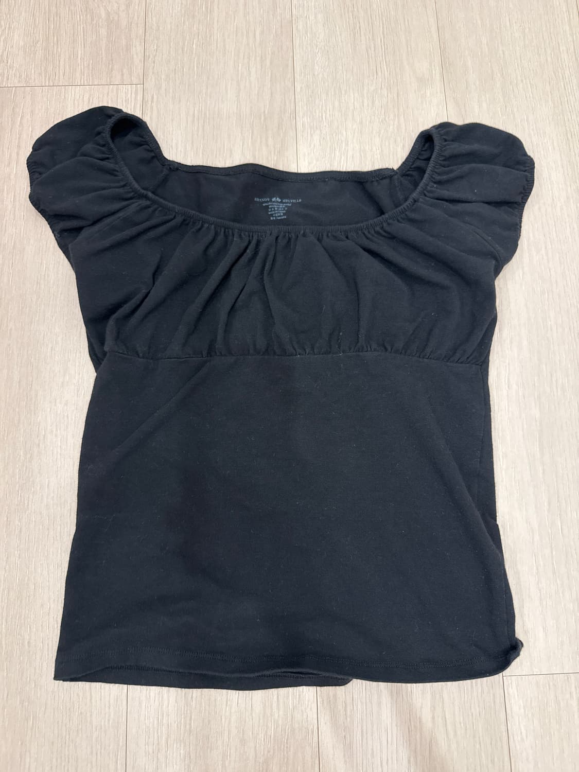 브랜디멜빌 블랙 셔링탑 상품이미지2