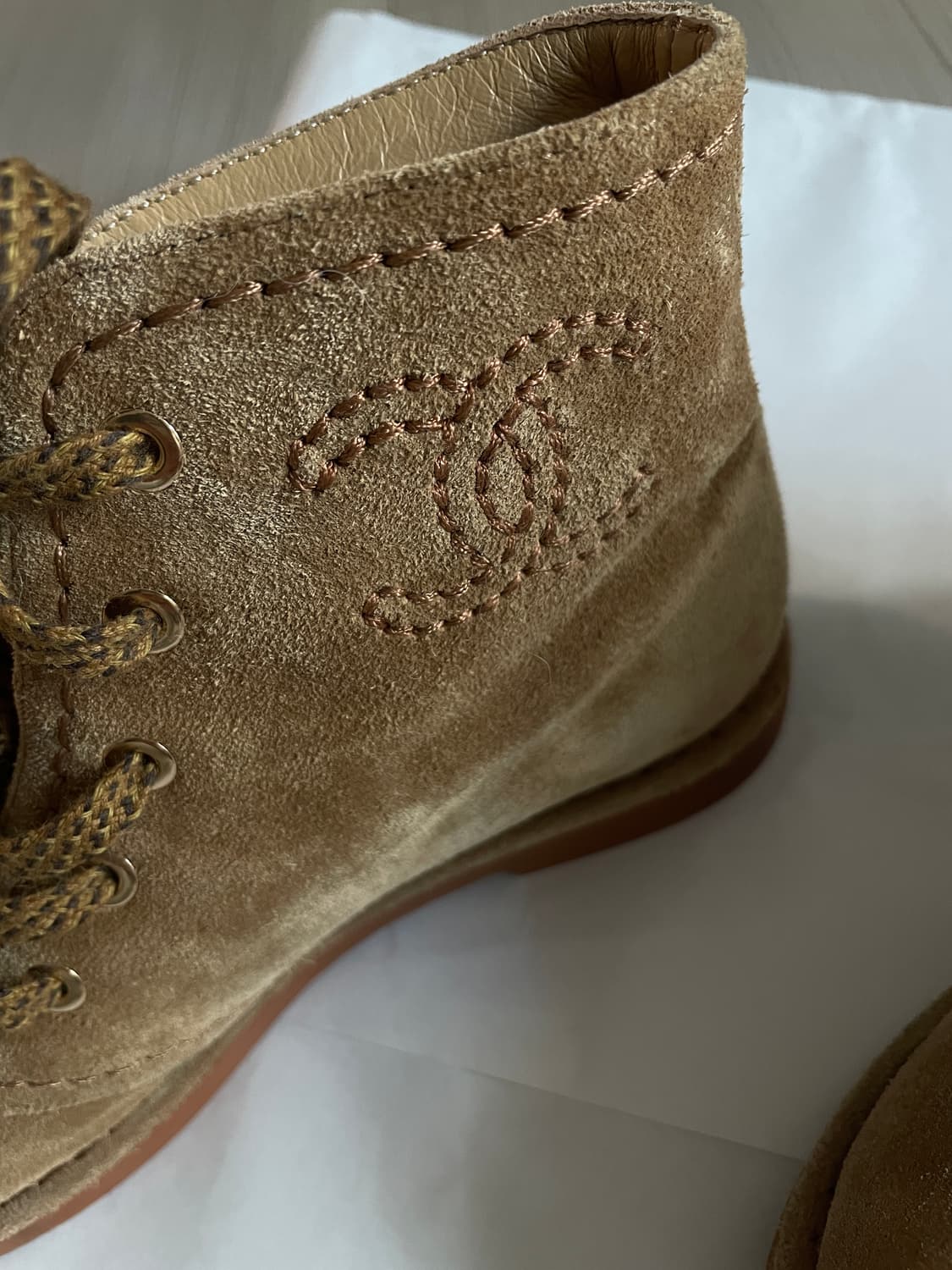 CHANEL 샤넬 스웨이드 부츠 36 (230) 상품이미지6