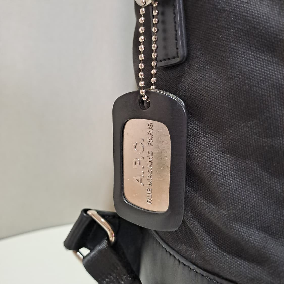 (택포) A.P.C 아페쎄 센스 가죽배색 백팩 C87 상품이미지5