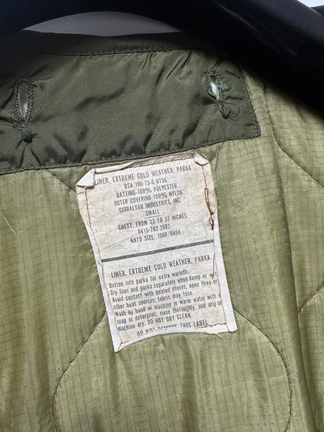 오어슬로우 m65 피쉬테일 3사이즈 + 오리지날 라이너 상품이미지8