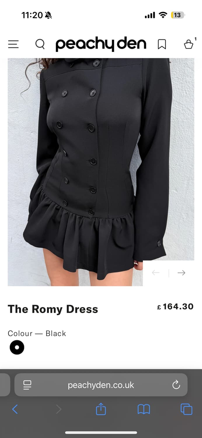 Peachy den romy dress 재입고됐어요 상품이미지1