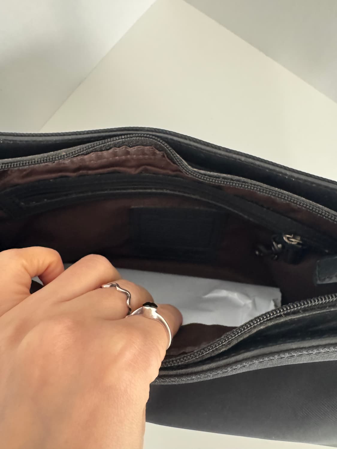 COACH 코치 빈티지 나일론 바게트 숄더백   상품이미지4