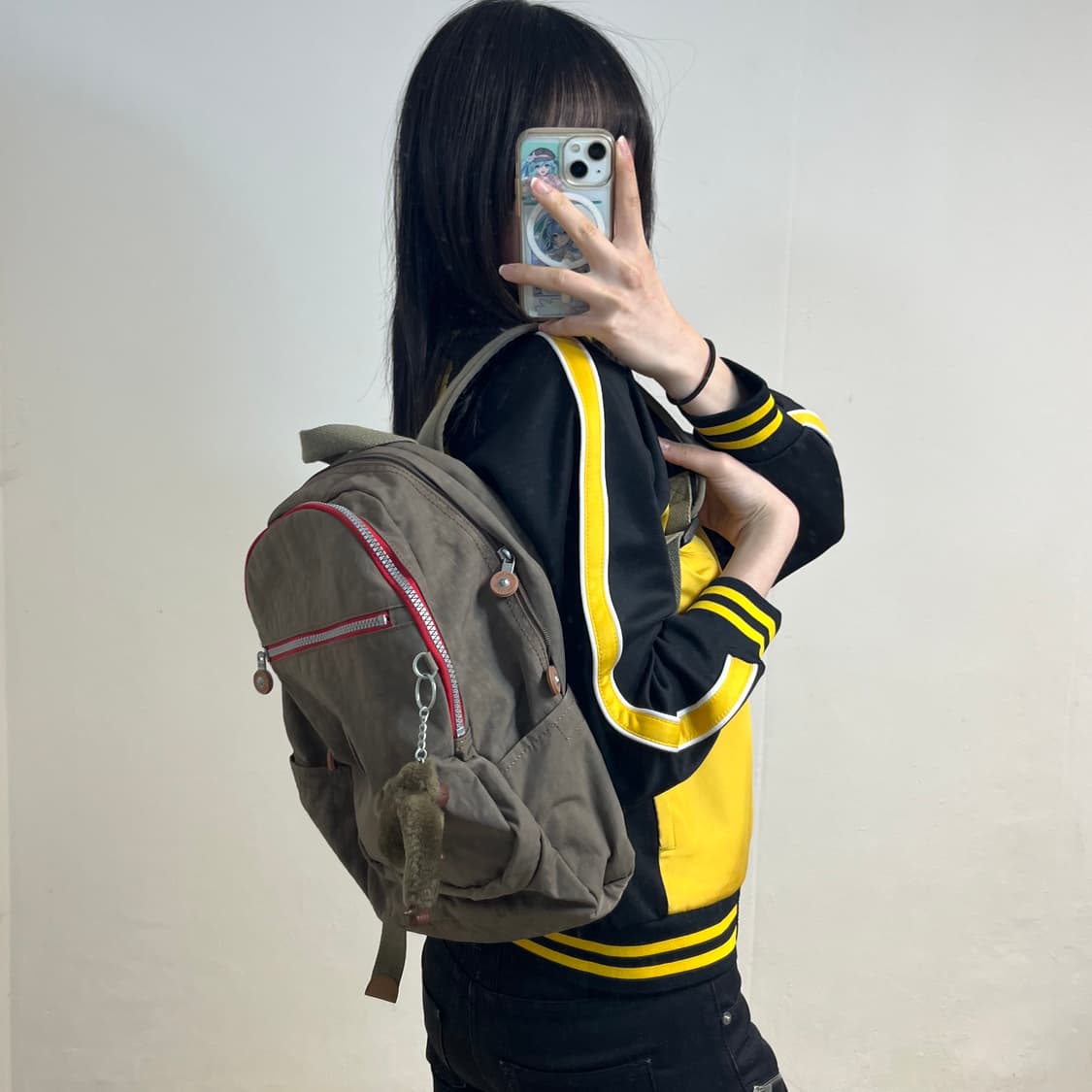 Kipling brown backpack 상품이미지1