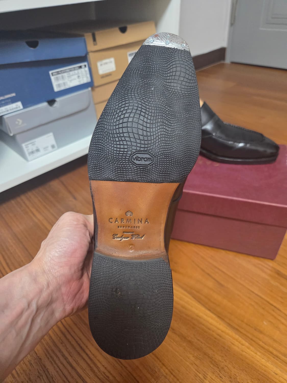 Carmina 블랙 페니 로퍼 상품이미지4