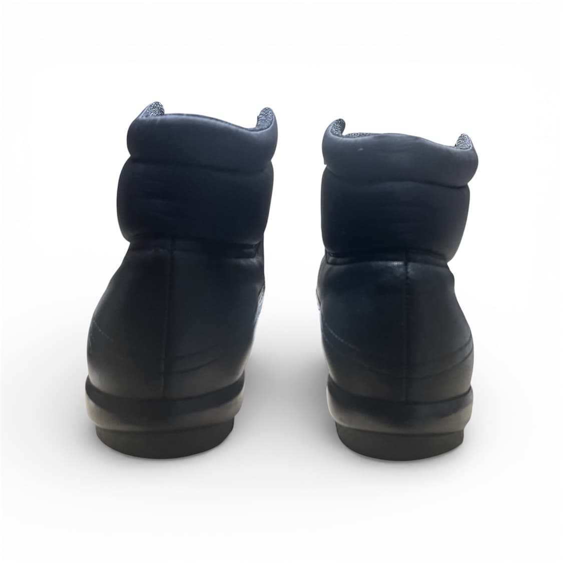 [275] 프라다 스포츠 하이탑 블랙 레더 하이커 부츠 상품이미지4