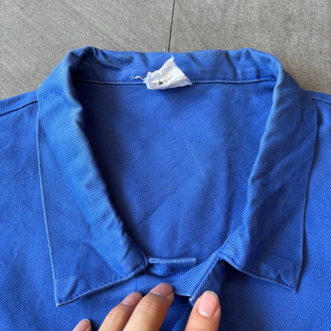 90년대 빈티지 프랑스 생산 프렌치 워크 트윌코튼 자켓 상품이미지7