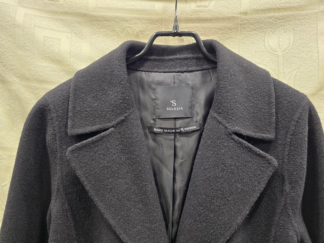솔레지아 SOLEZIA 핸드메이드 모+캐시미어 코트 66~77 상품이미지2