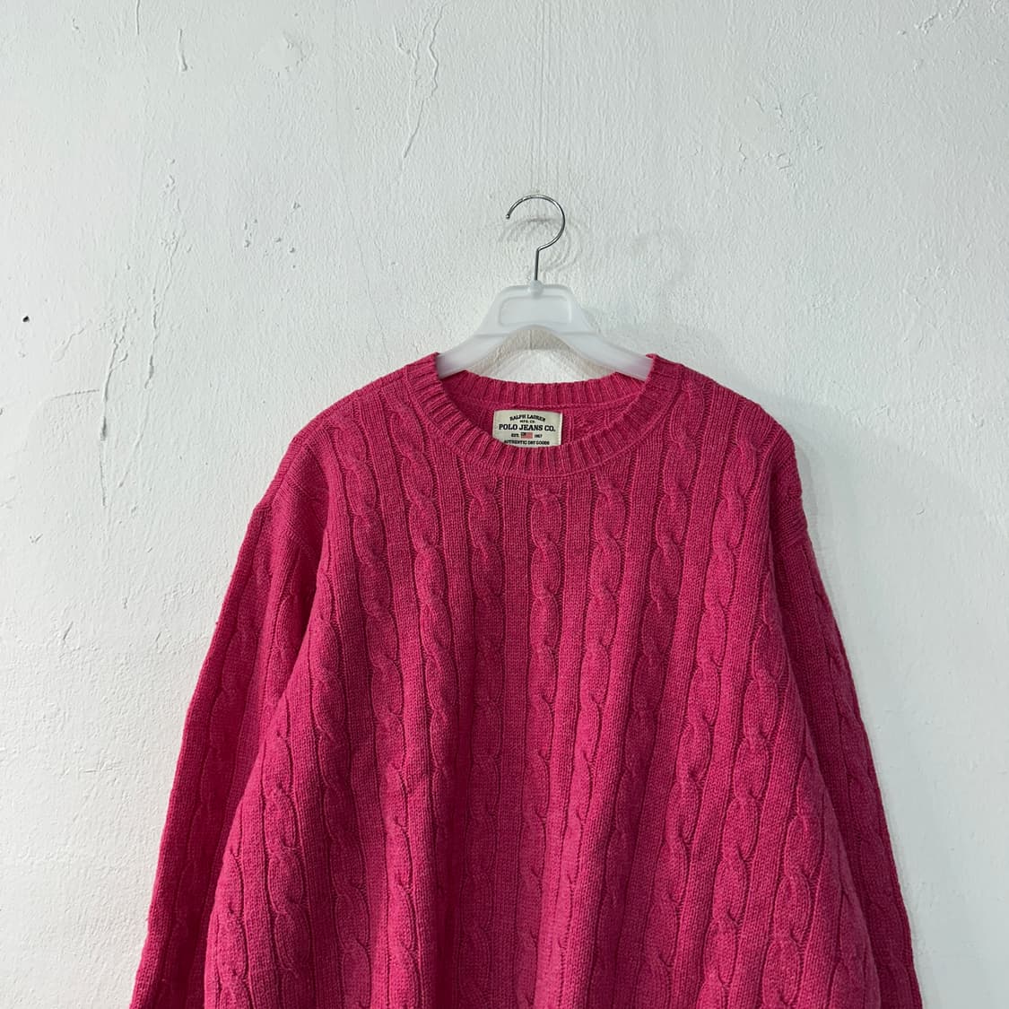 폴로랄프로렌 핑크 니트 L 상품이미지2