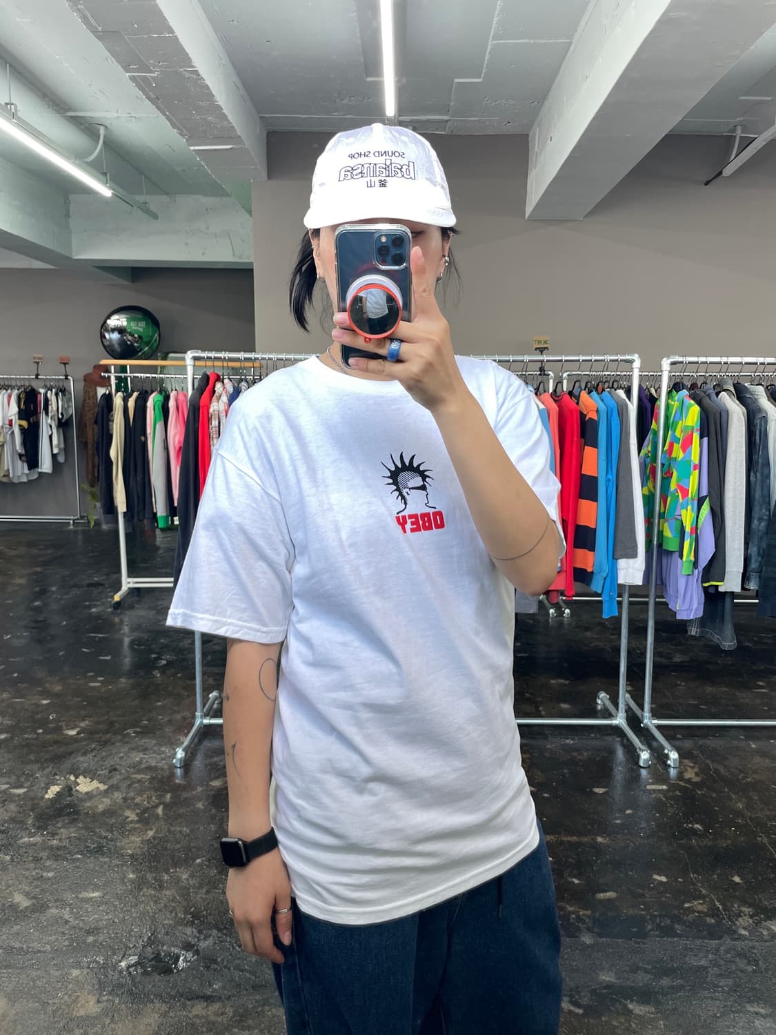 OBEY 프린팅 반팔 티셔츠(데드스탁) 상품이미지1