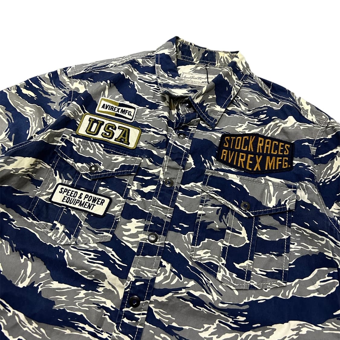 Avirex Tiger Camo 1/2 Shirts 상품이미지3