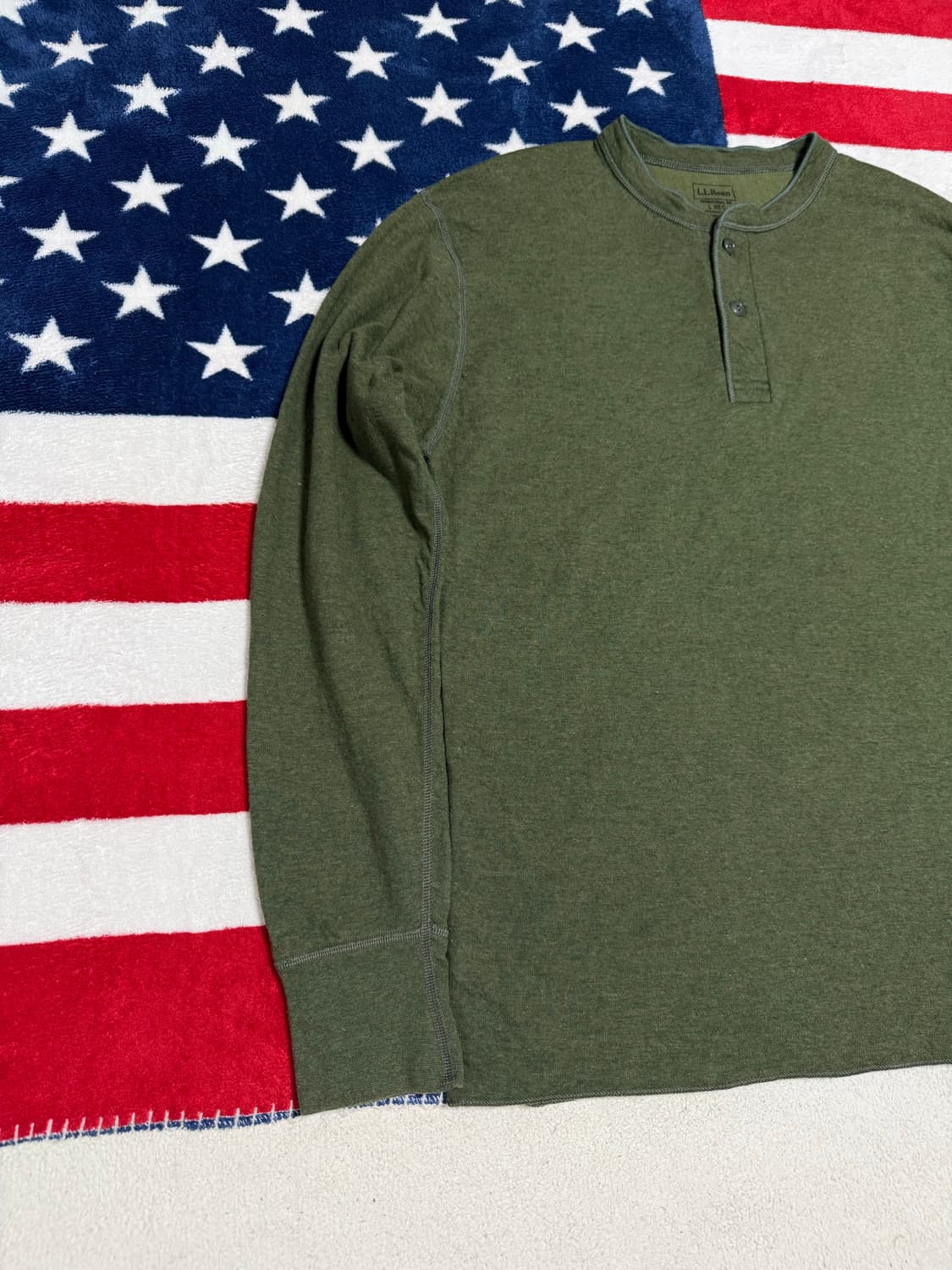 엘엘빈 헨리넥니트 L.L.bean henry neck knit 빈티지니트 상품이미지2