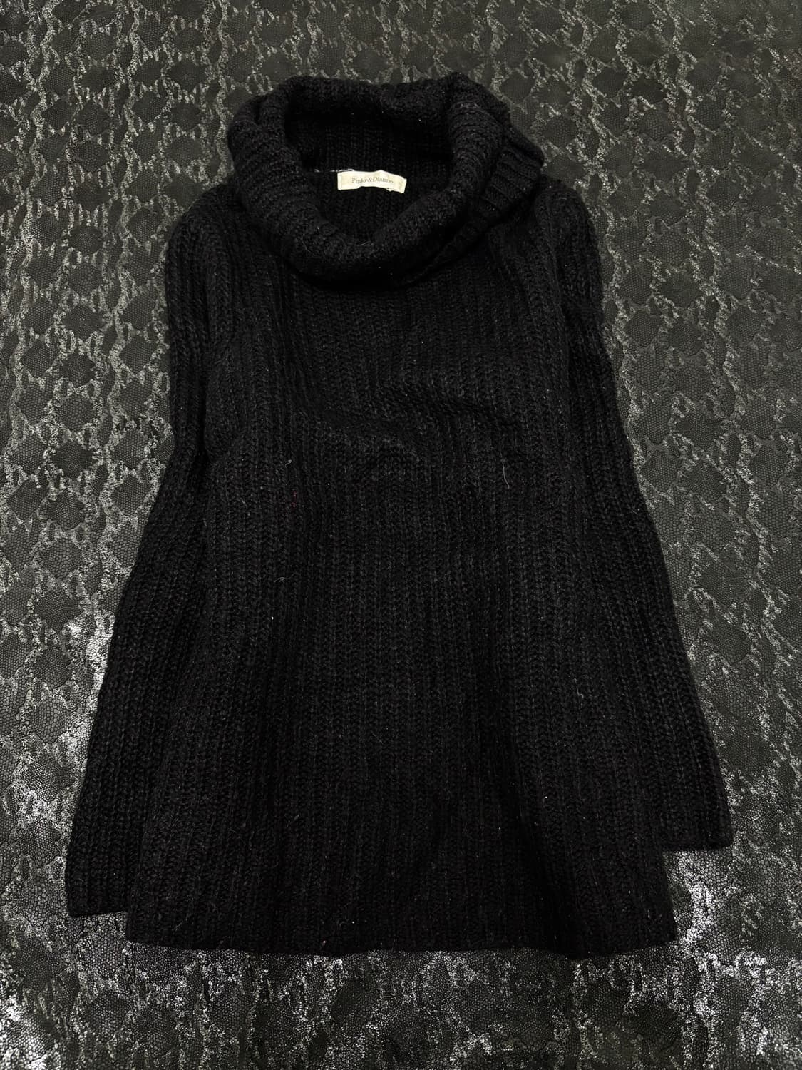 “Vintage” Minimal Mood High Neck Knit Sl 상품이미지5