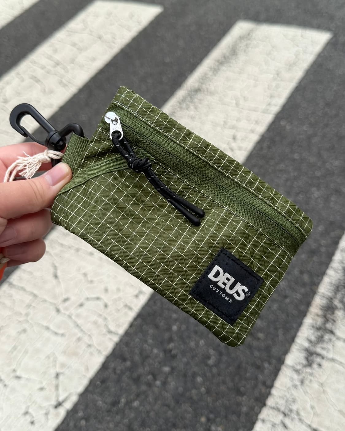 언박싱 제품💨 데우스 키링지갑 (그린) 상품이미지1