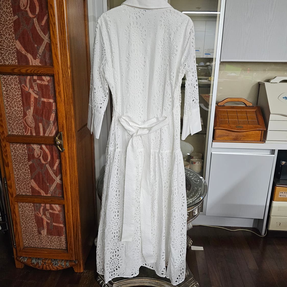 55)새상품급 자라(ZARA) 여성 롱 오픈형 원피스 면100% 상품이미지2