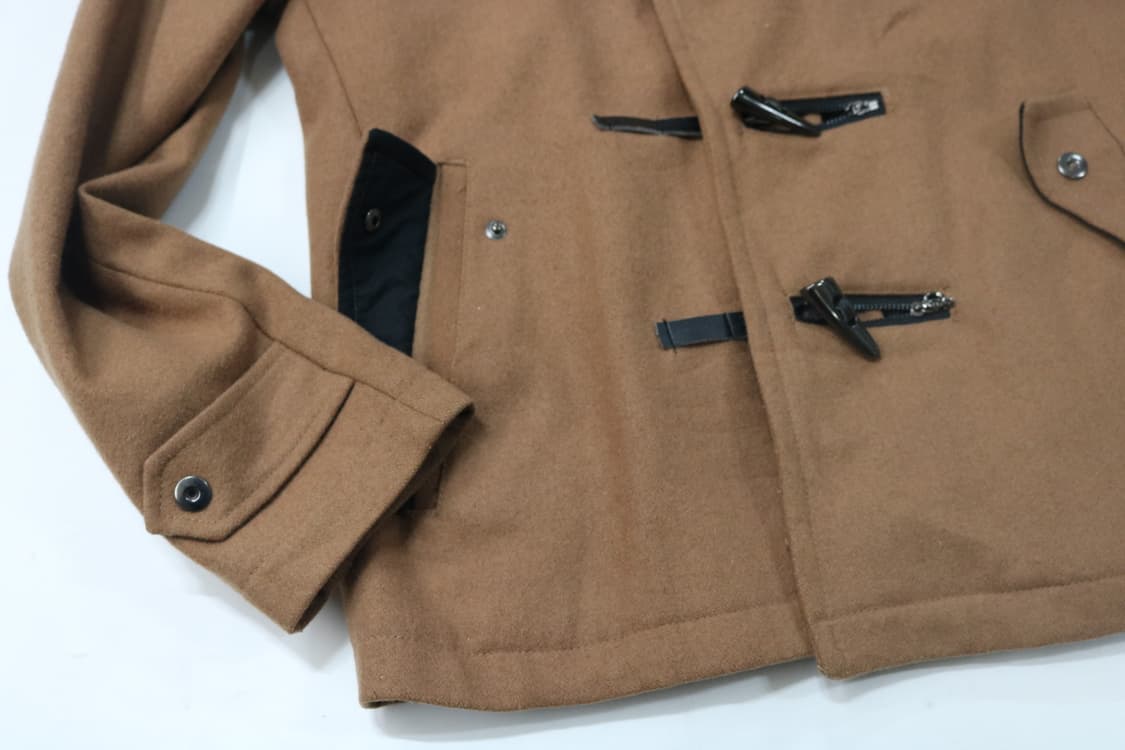 세맨틱디자인 카멜 울 블렌드 후드 더플 코트 (L) 상품이미지5