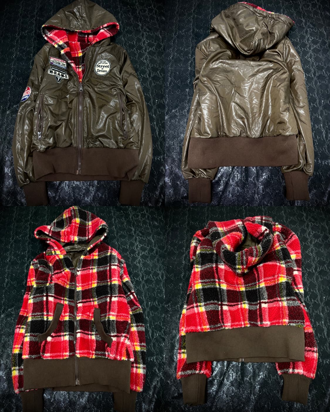 “Vintage”Y2K&Kitsch Mood reversible Padd 상품이미지1
