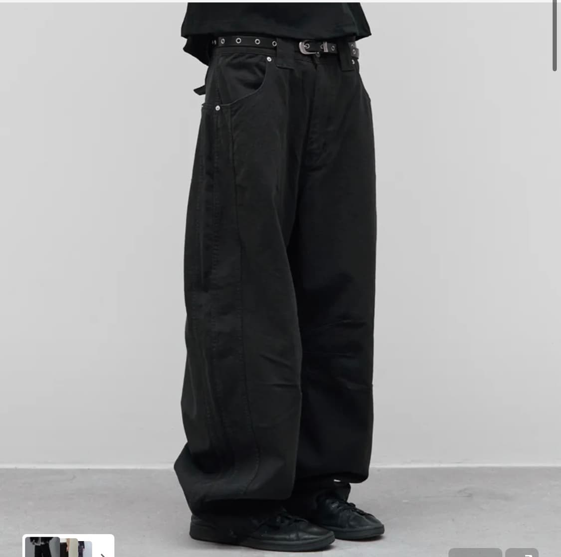 구매 9999아카이브 Technical Curved Jeans 3사이즈 상품이미지1