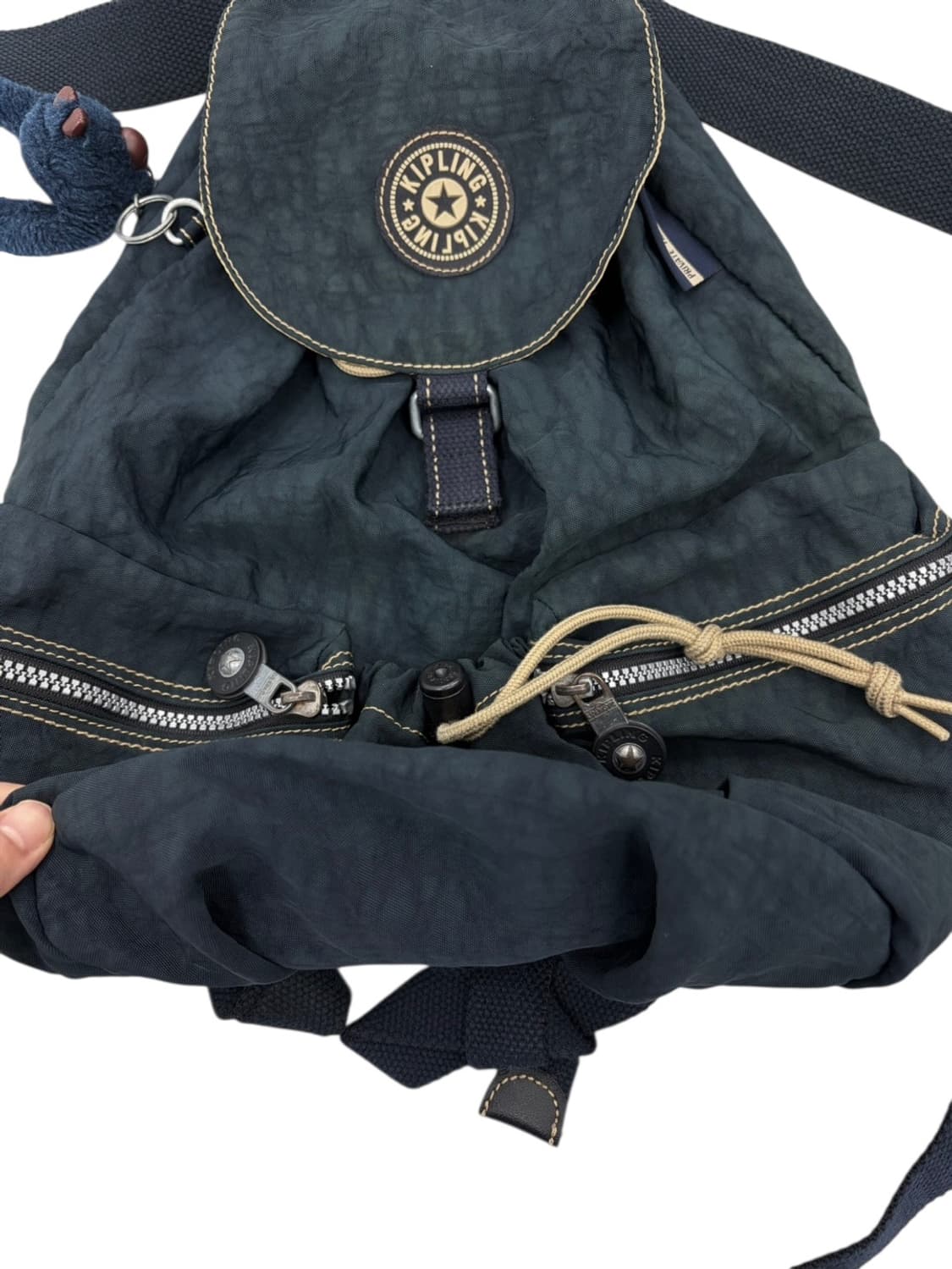키플링 복조리 백팩 다크그린 상품이미지5