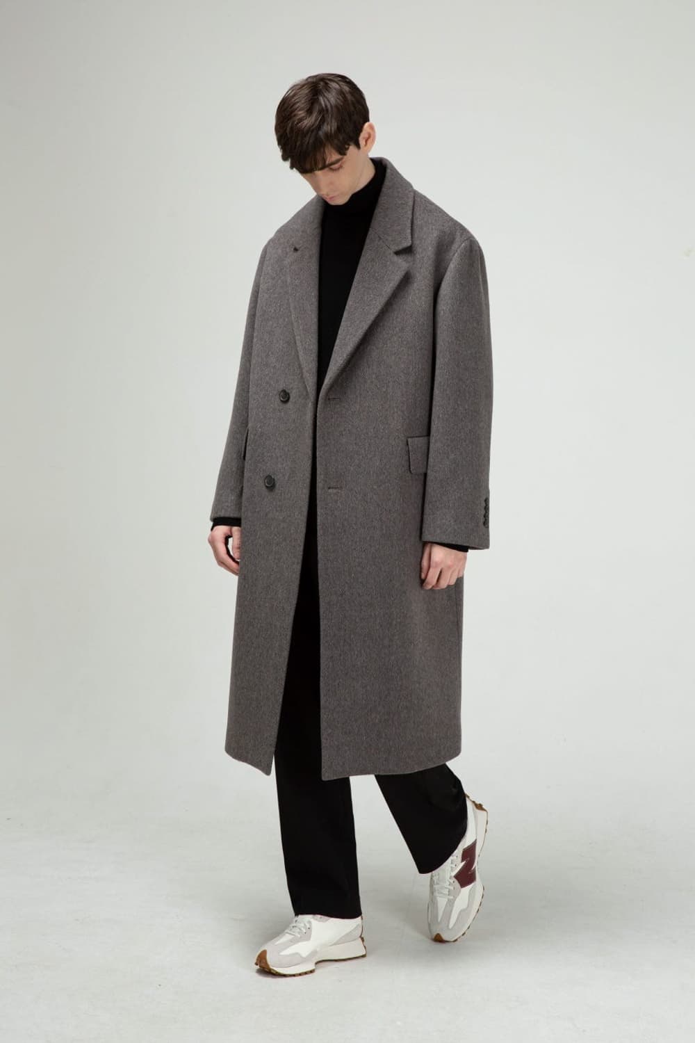하우트옴므 캐시미어 오버 코트 상품이미지2
