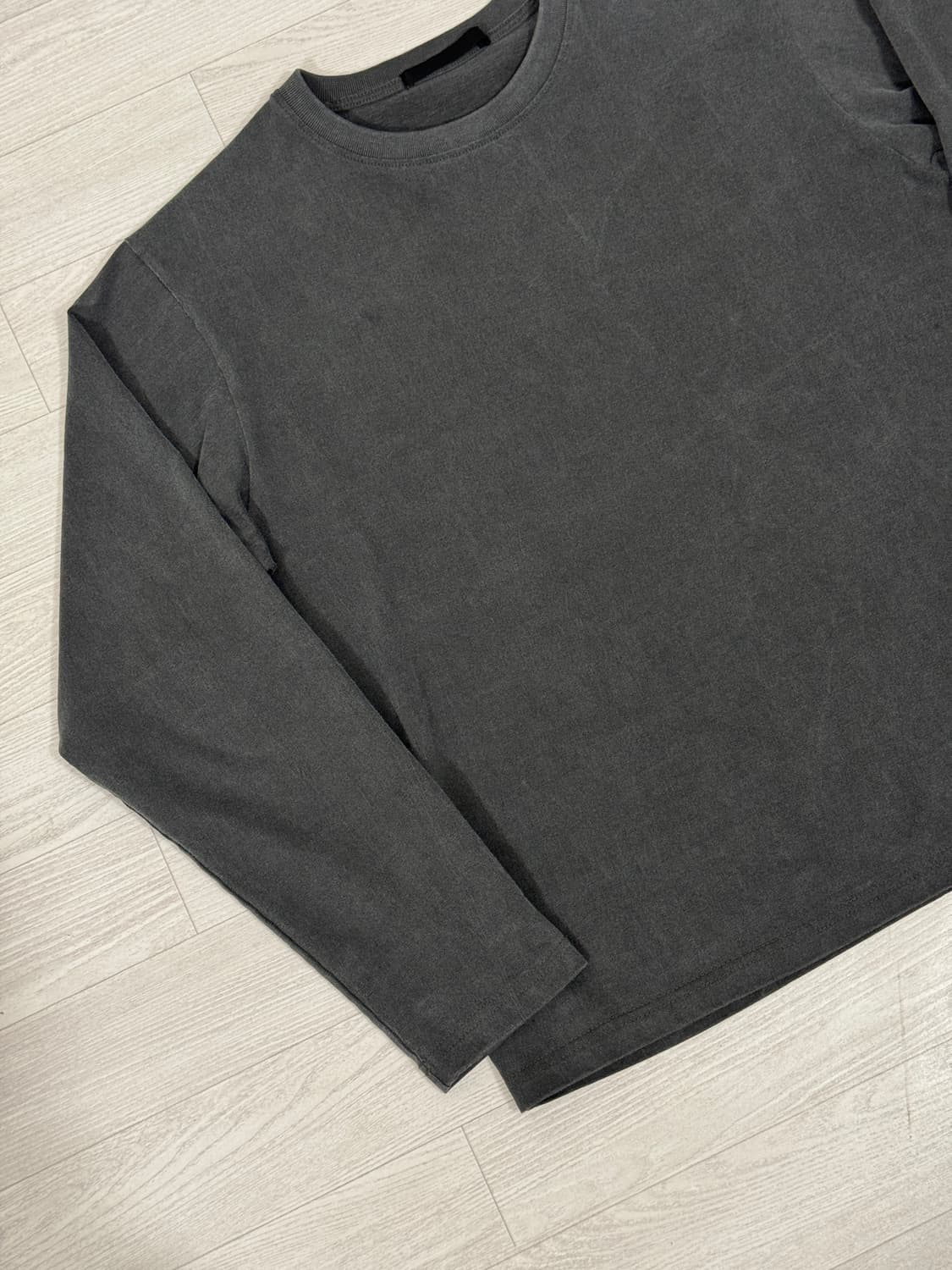 HTAE 90s 베이스먼트 롱슬리브 에이지드 블랙 M 상품이미지5