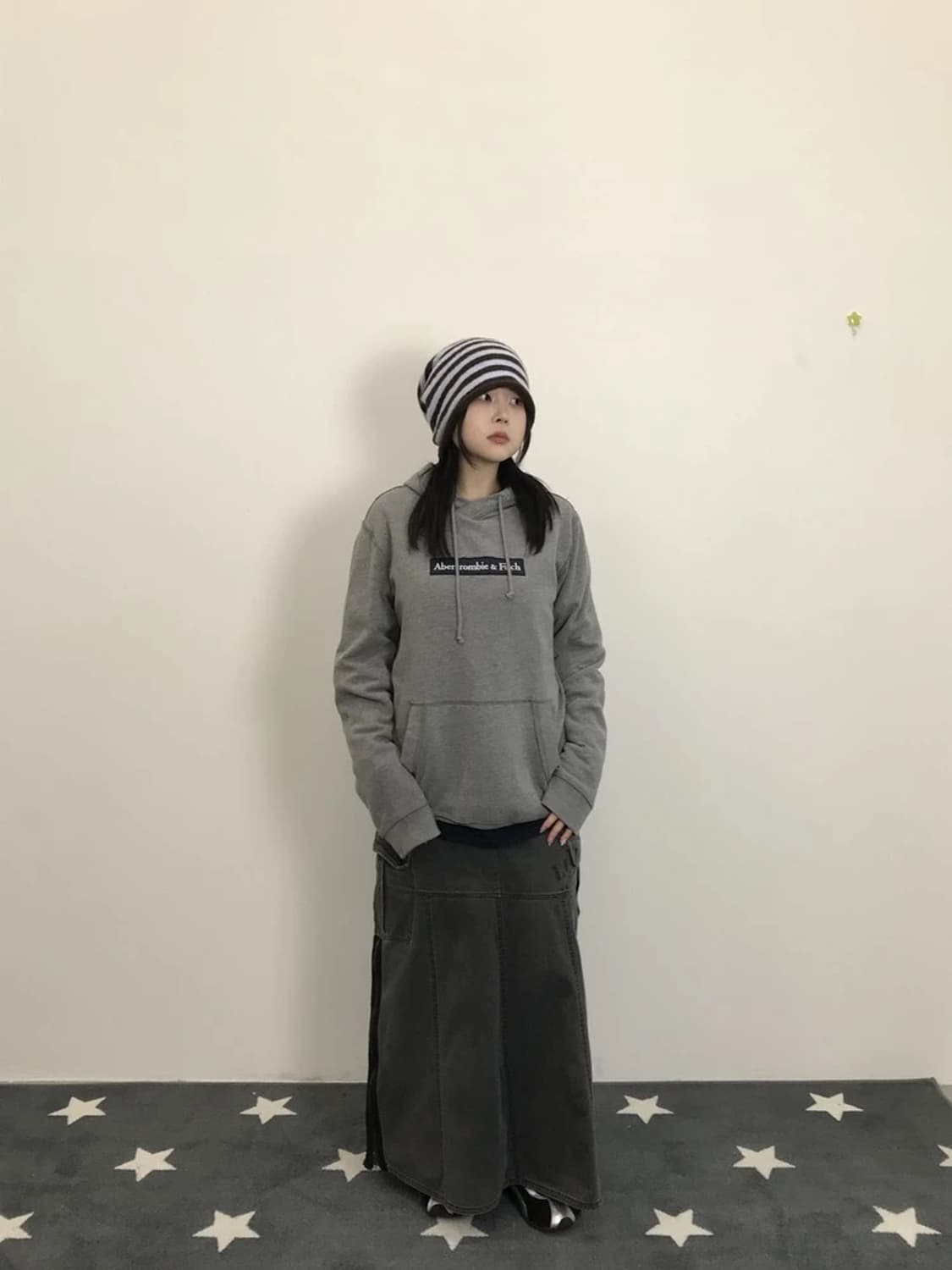Abercrombie Box Logo Hoodie 상품이미지1