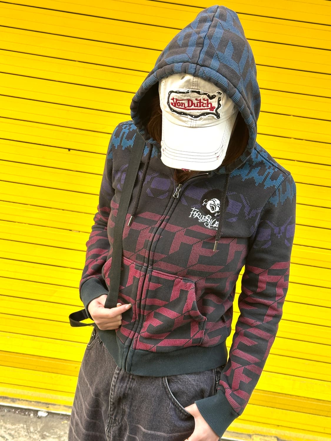 후부 올드스쿨 후드집업 상품이미지2