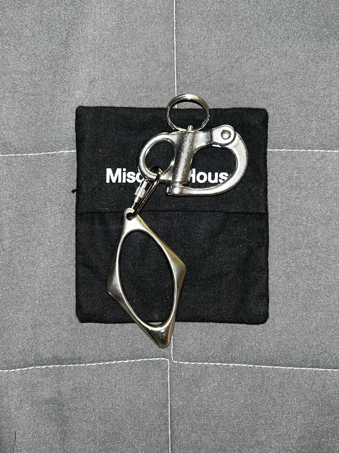 미스치프 RHOMBUS KEYRING_SILVER 상품이미지2