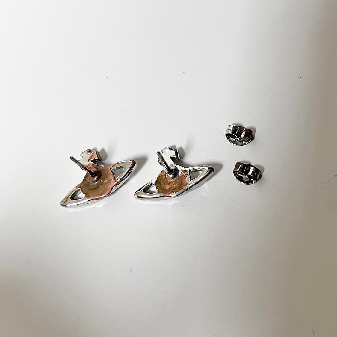 비비안웨스트우드 실버 피어싱 귀걸이 오사키 나나 나나깔 펑크갸루고스로리 상품이미지4