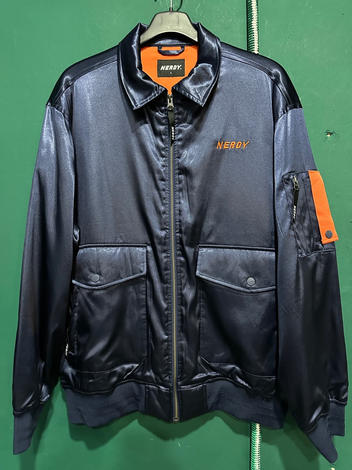 널디 항공점퍼 블루종 L 상품이미지1