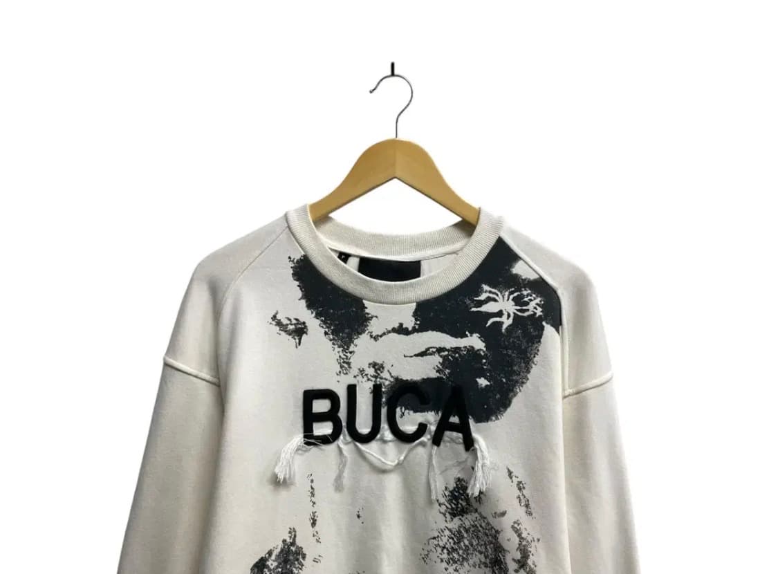 BUCA 빈티지 자수 나염 맨투맨 Free 상품이미지2