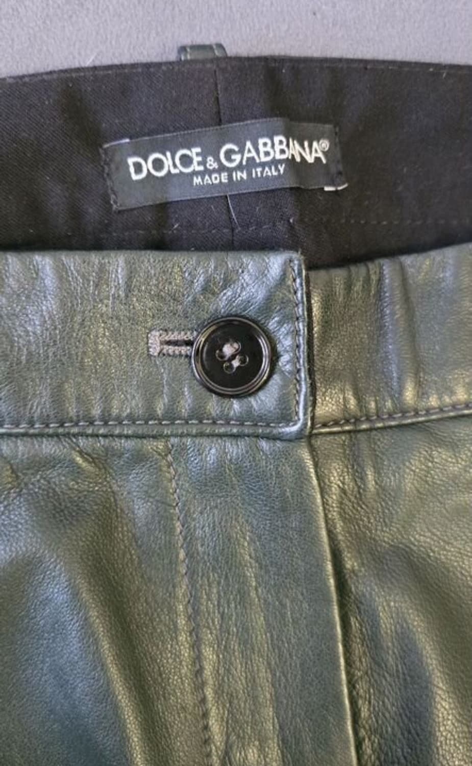 돌체앤가바나 조거팬츠(레더-램스킨)40 사이즈-해외발송 상품이미지5