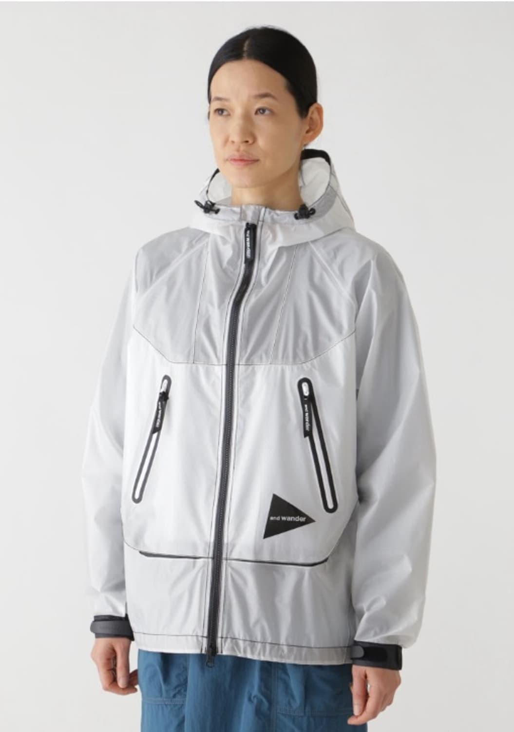 andwander Loose Fitting Rain Jacket 상품이미지1