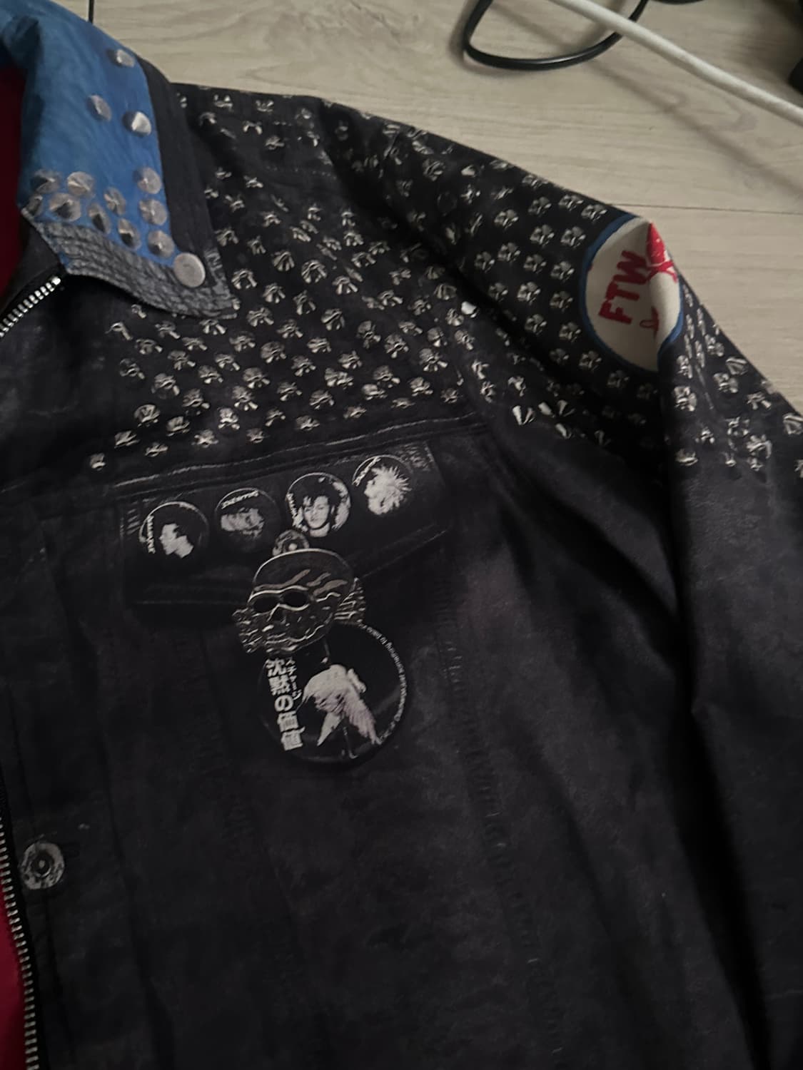 네이버후드 프린팅 자켓 상품이미지6