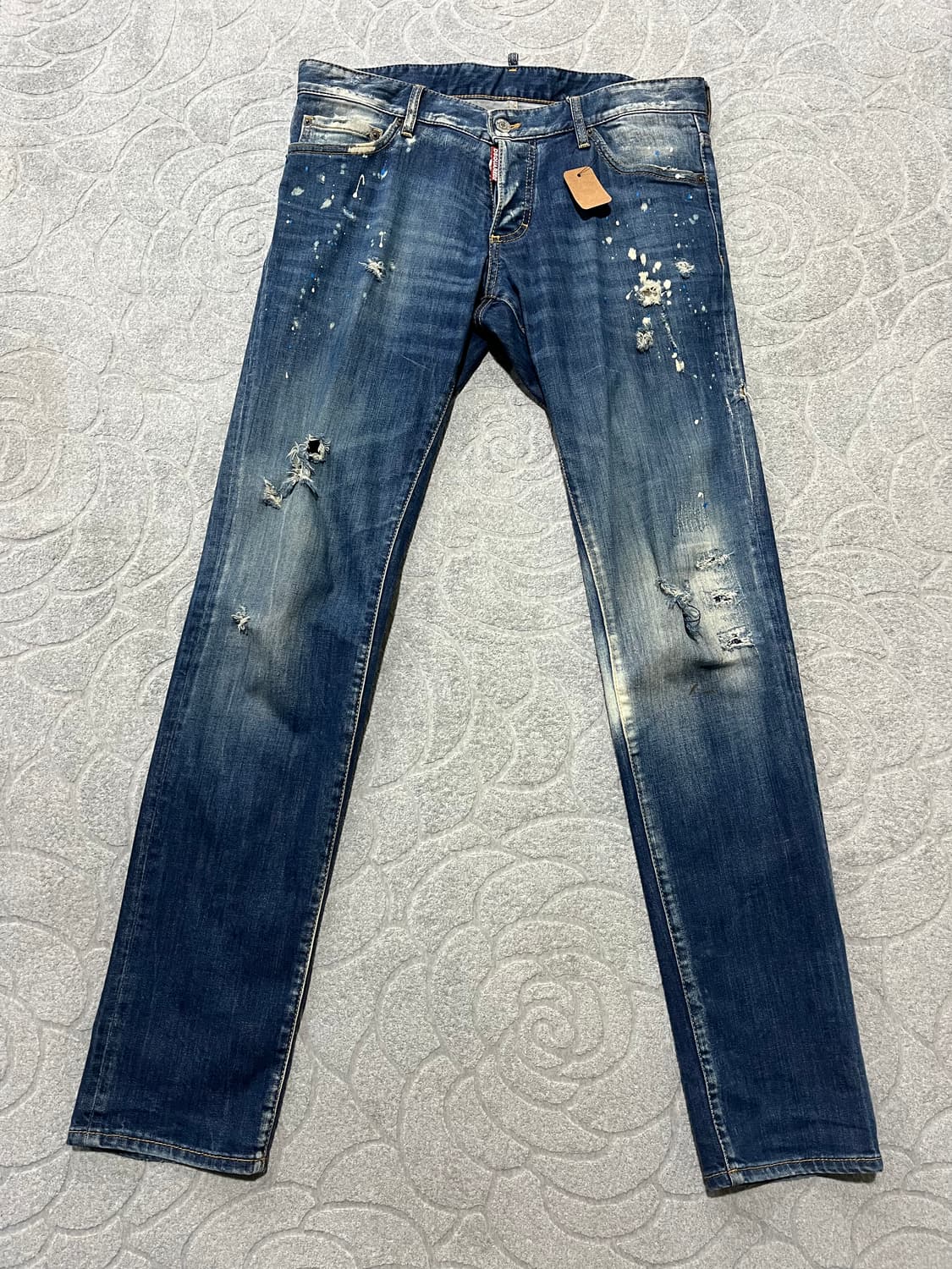 디스퀘어드2 페인트 스팟 디스트로이드 팬츠 상품이미지2