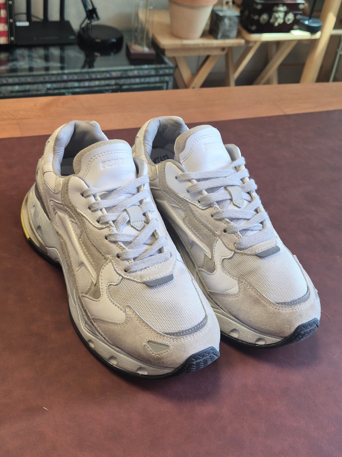 실착용3회 프리미아타 240-245(38) 샤키화이트 유니섹스 상품이미지7