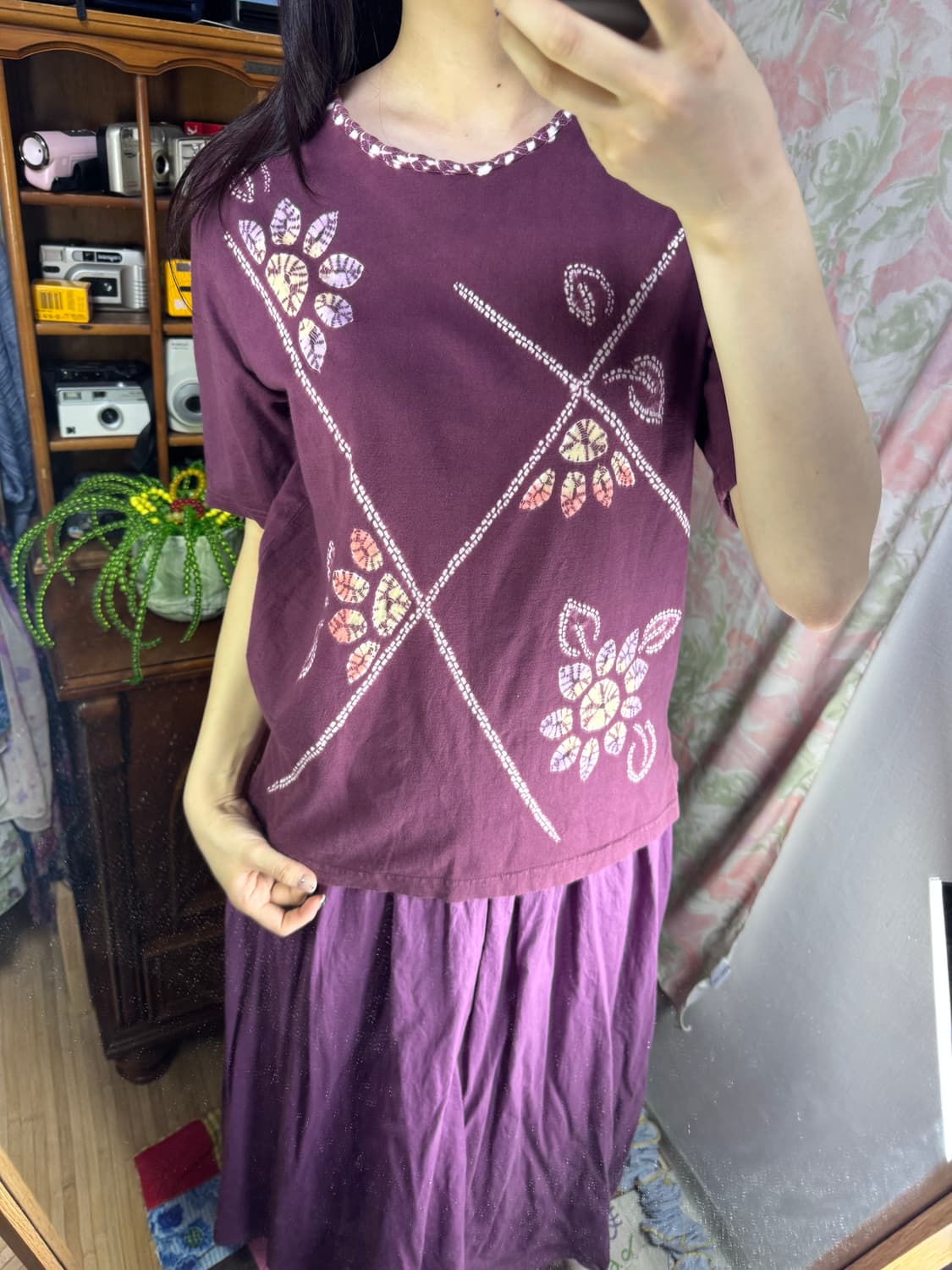 히피 반팔 티셔츠 빈티지 상품이미지3