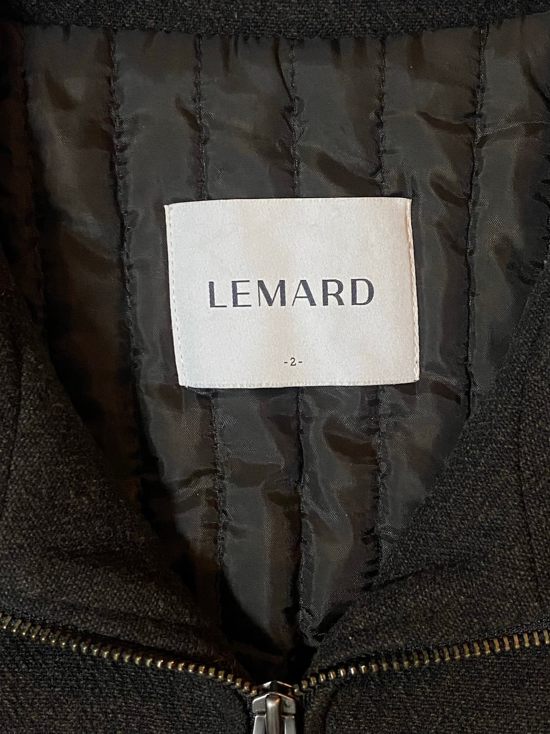 LEMARD 르마드 남성 울 더블 포켓 자켓 블랙 2사이즈 상품이미지4